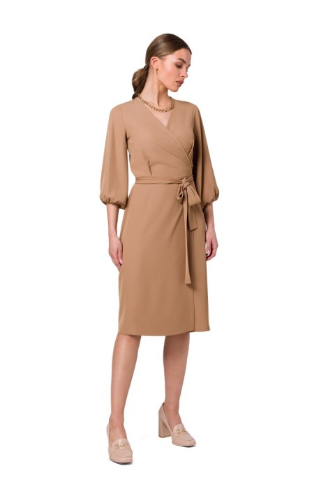 Sukienka Model S340 Beige - Stylove - XXL Stylove