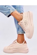 Sneakersy damskie pastelowe AKINS PINK - Inello Inello