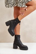 Botki Model Vinceza 66715 Black - Step in style Step in style