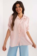 Koszula Damska Model DHJ-KS-11665.73 Light Pink - Italy Moda Italy Moda