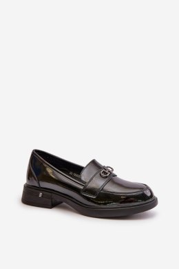 Mokasyny Model Vinceza 58409 Black lakier - Step in style Step in style