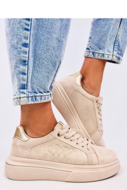 Sneakersy damskie pastelowe AKINS KHAKI - Inello Inello