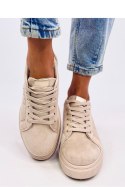 Sneakersy damskie pastelowe AKINS KHAKI - Inello Inello