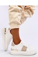 Sneakersy na platformie HOLMS BEIGE - Inello Inello