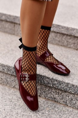 Baleriny Model Azirae 6689 Bordo - Step in style Step in style