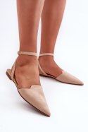 Baleriny Model Ellesara JH265 Beige - Step in style Step in style