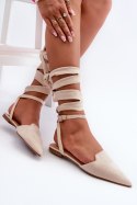 Baleriny Model Ellesara JH265 Light Beige - Step in style Step in style