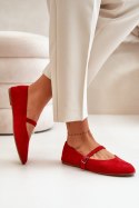 Baleriny Model Tirilina A336-6 Red - Step in style Step in style