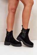 Botki Model Bervena SZ103 Black - Step in style Step in style