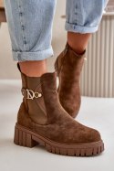 Botki Model Bervena SZ103 Brown - Step in style Step in style