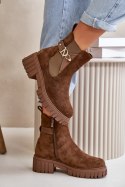 Botki Model Bervena SZ103 Brown - Step in style Step in style