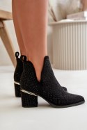 Botki Model Fararia 0-523 Black - Step in style Step in style