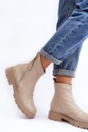 Botki Model Laura Messi 2620/199 Light Beige - Step in style Step in style