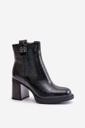 Botki Model Vinceza 66670 Black - Step in style Step in style