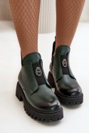 Botki Model Zazoo 60451 Dark Green - Step in style Step in style