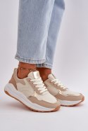 Buty Sportowe Model Issatta C2157 Beige - Step in style Step in style