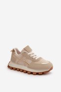 Buty Sportowe Model Mialunae YH30 Beige - Step in style Step in style