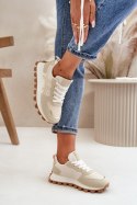 Buty Sportowe Model Mialunae YH30 Beige - Step in style Step in style