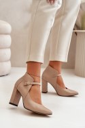 Czółenka Model Laura Messi 2832 Beige - Step in style Step in style