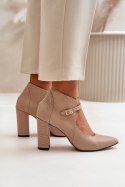 Czółenka Model Laura Messi 2832 Beige - Step in style Step in style