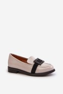 Mokasyny Model Vinceza 58389 Light Grey - Step in style Step in style