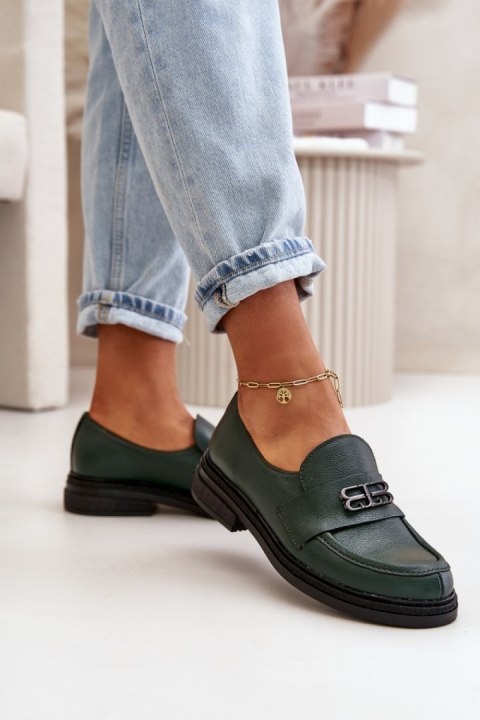 Półbuty Model Zazoo 20174 Dark Green - Step in style Step in style