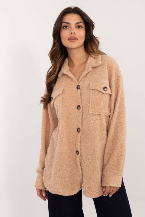 Koszula Damska Model DHJ-KS-15115.81 Camel - Italy Moda Italy Moda