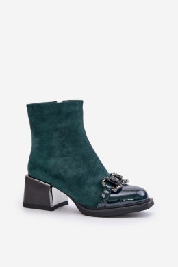 Botki Model MR880-127 Dark Green - Step in style Step in style