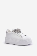 Buty Sportowe Model Naritevia YY-23 White/Silver - Step in style Step in style