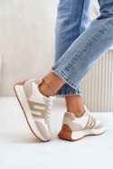 Buty Sportowe Model Thari 1W-N1 Beige - Step in style Step in style