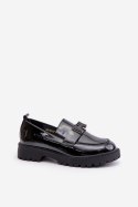 Mokasyny Model Vinceza 62187 Black Lakier - Step in style Step in style