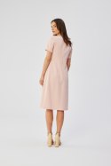 Sukienka Model S361 Powder Pink - Stylove - XL Stylove