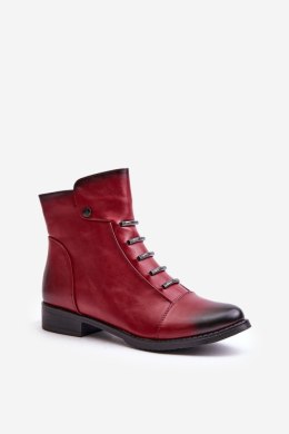 Botki Model Labise ASA62-16 Bordo - Step in style Step in style