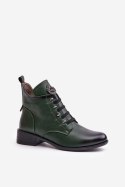 Botki Model Nevalia ASA198-21 Green - Step in style Step in style