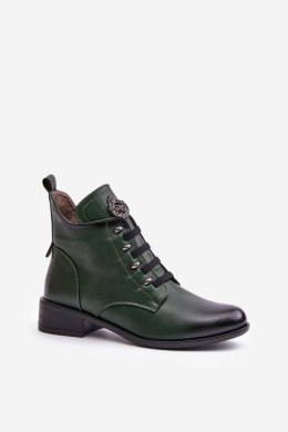 Botki Model Nevalia ASA198-21 Green - Step in style Step in style