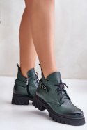 Botki Model Zazoo 60483 Dark Green - Step in style Step in style