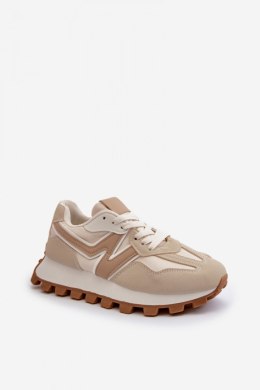 Buty Sportowe Model Kalelia PC231 Beige - Step in style Step in style