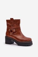 Botki Model Lewski 3435 Brown - Step in style Step in style