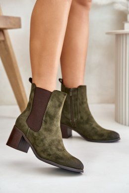 Botki Model Radeya M708 Dark Green - Step in style Step in style