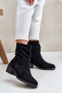 Botki Model Zinanya 1249 Black - Step in style Step in style