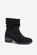 Botki Model Zinanya 1249 Black - Step in style Step in style