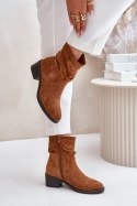 Botki Model Zinanya 1249 Camel - Step in style Step in style