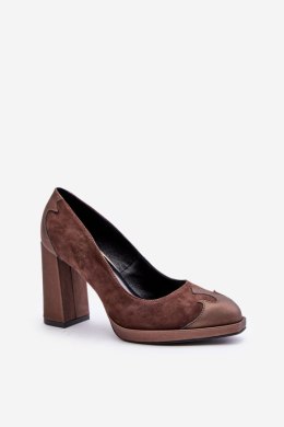 Czółenka Model Laura Messi 2702 Brown - Step in style Step in style