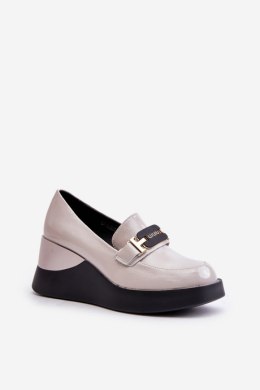 Mokasyny Model Vinceza 58337 Grey - Step in style Step in style